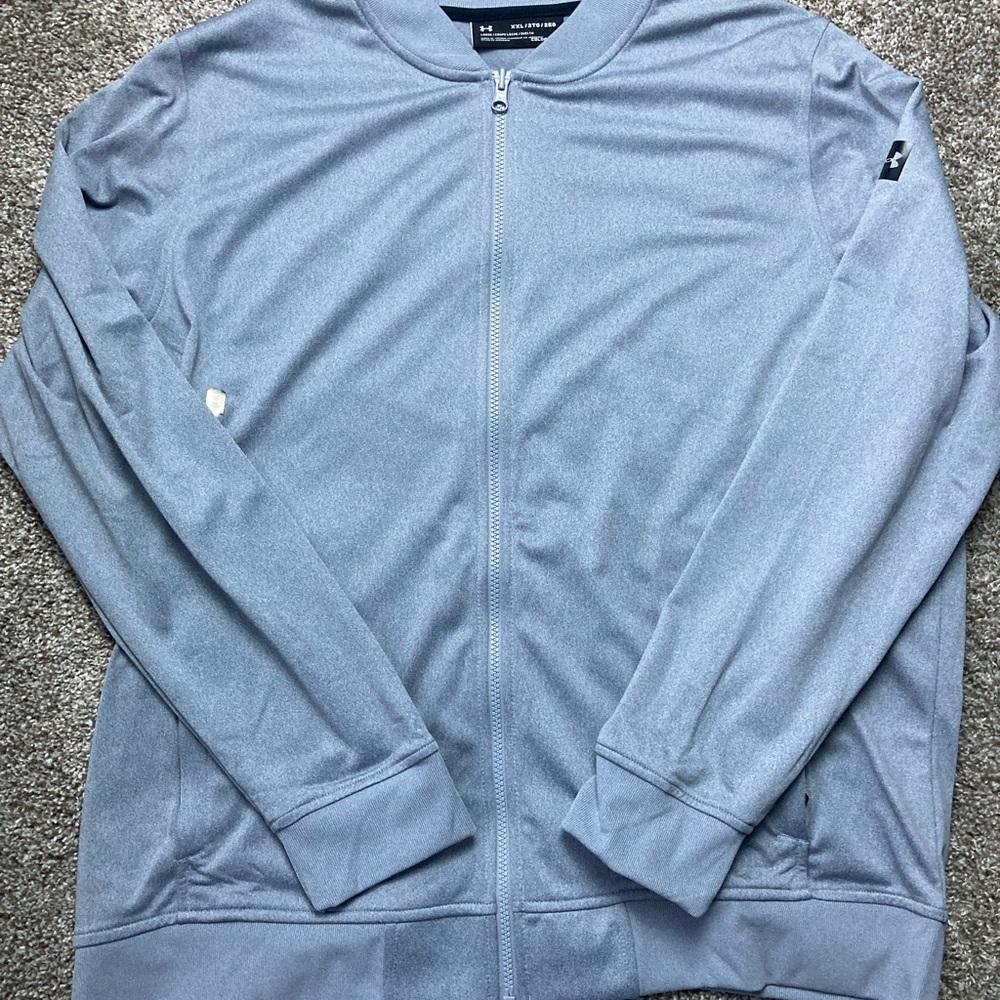 Under Armour ColdGear Gray Zip-Up Jacket NWT